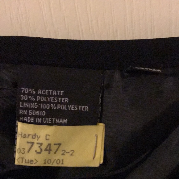 KASPER SKIRT Black /Size #16. Split flaps / lining. - Picture 4 of 8